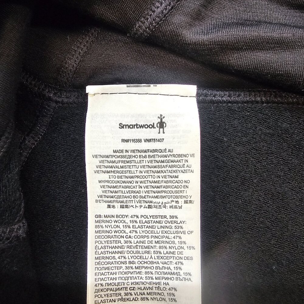 Smartwool Active Fleece Wind Tight womens Small Merino Wool fitted stretch - Picture 5 of 14